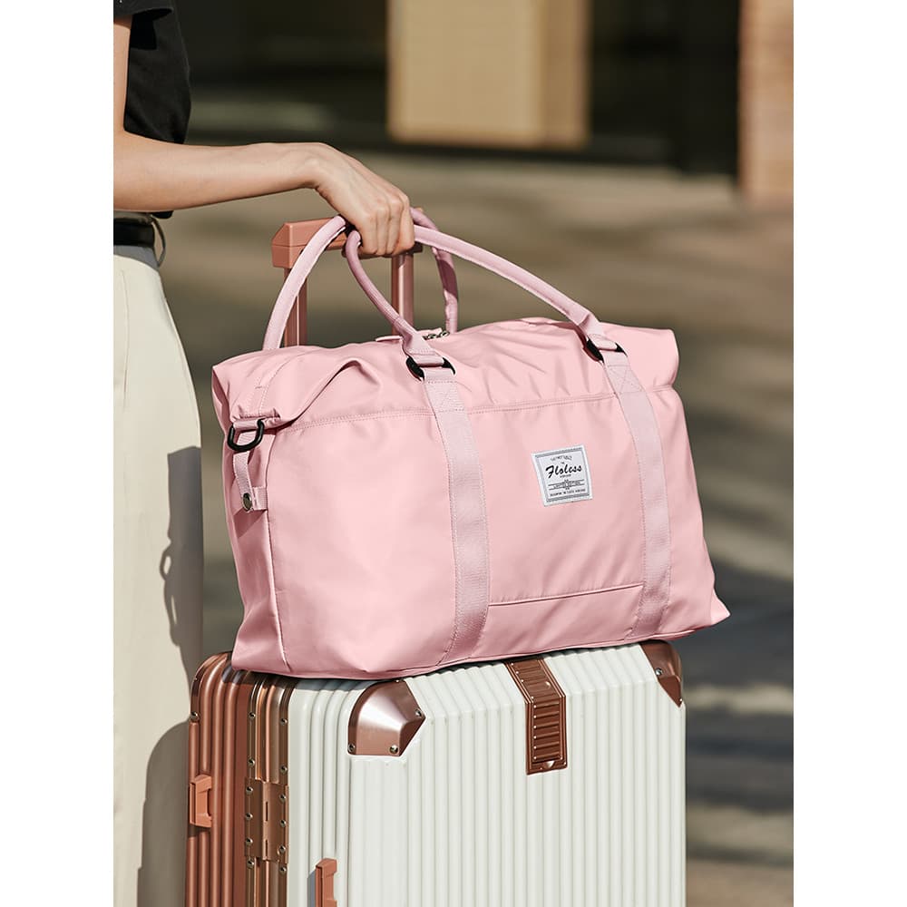 Bolsa de viagem feminina mala de embarque de curta distância esperando pela produção leve de grande capacidade Fitness p
