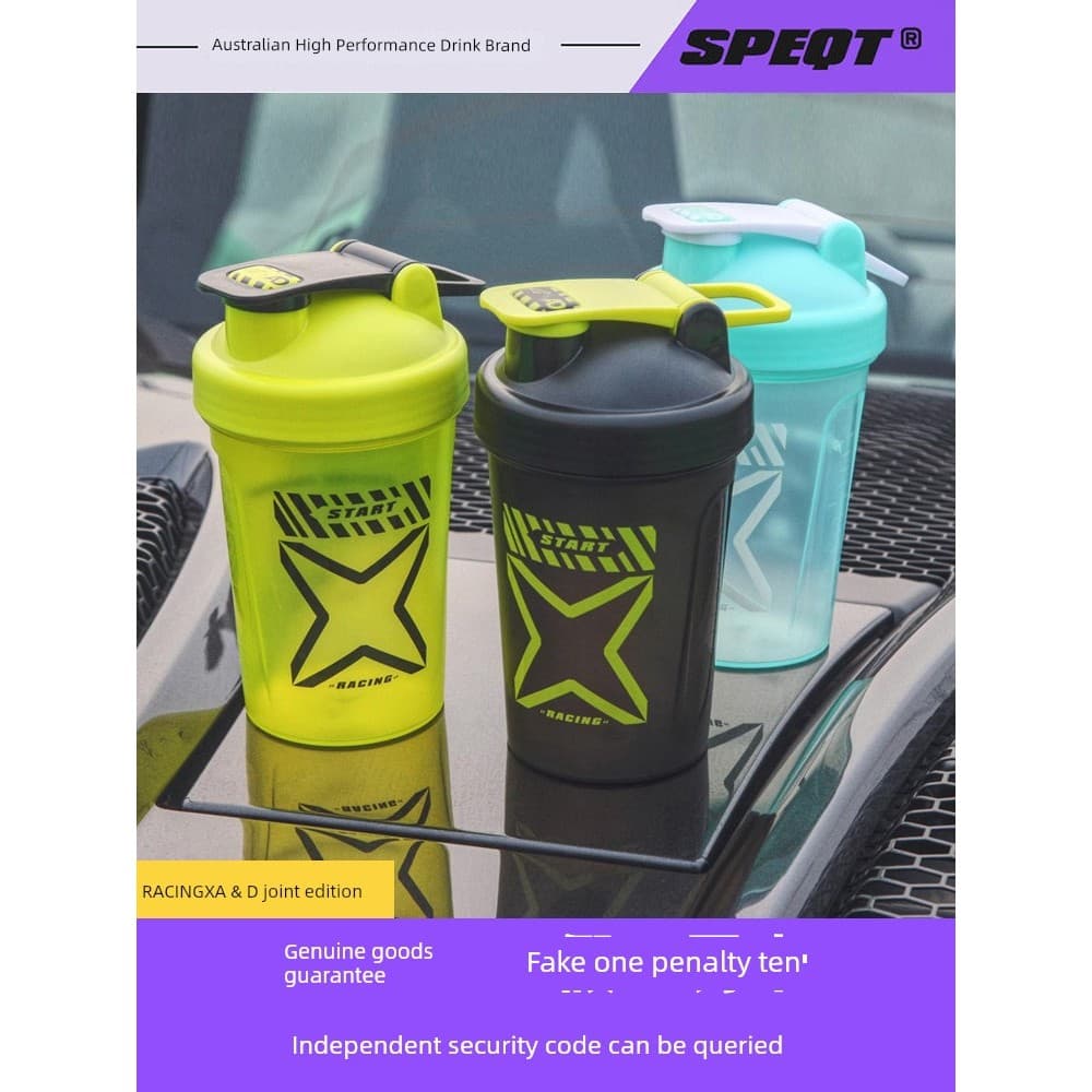 Austrália SPEQT limitado Co-marca shaker copo proteína em pó Fitness esportes proteína shaker copo de água Milkshake cop