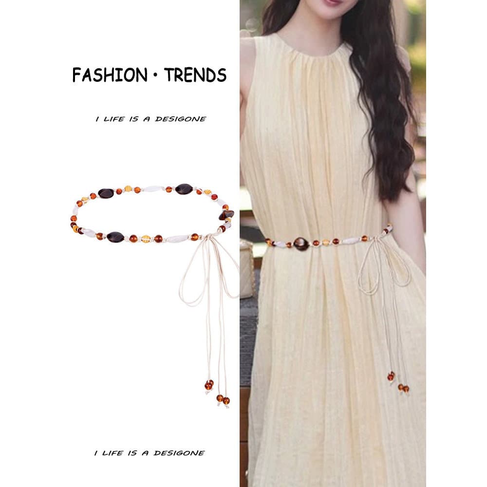 cinto feminino plus size cinto feminino largo Design nicho boêmio cinto tecido à mão feminino estilo étnico frisado cint