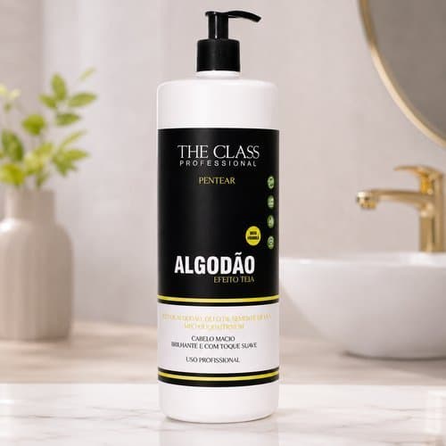 Creme Pentear Hidratação Profunda Textura Algodão Cabelos Quimicamente Tratados 1 Litro