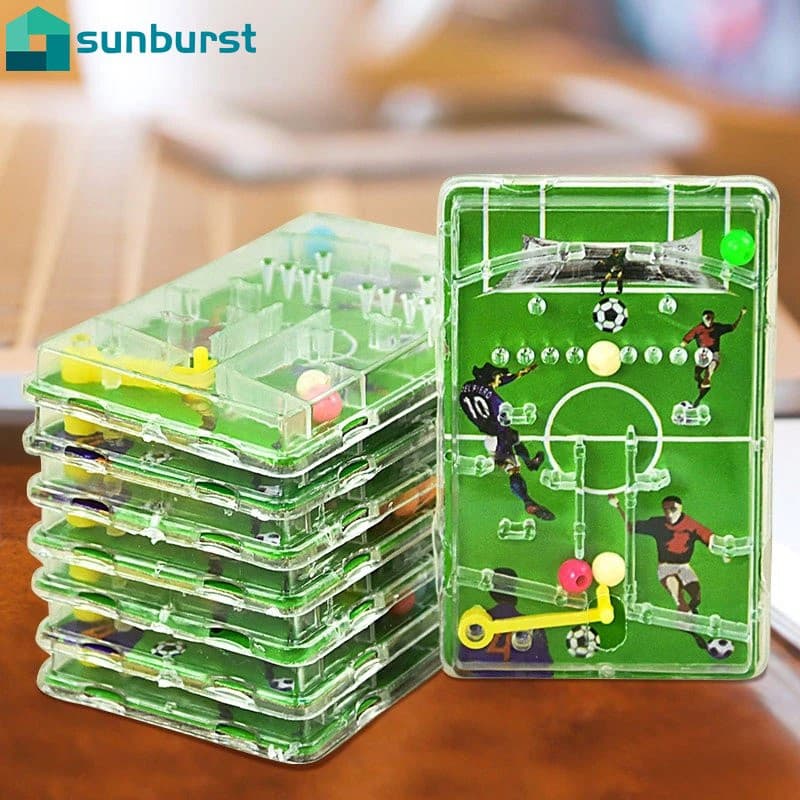 10Pcs Soccer Pinball Game Board for Kids Birthday Party Jogo De Labirinto De Futebol Para Crianças Meninas
