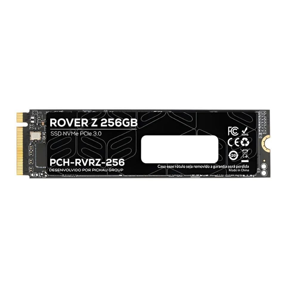 Ssd Pichau Rover Z, 256gb, M.2 2280, Pcie Nvme, Leitura 2900mb/s, Gravacao 1200mb/s, Pch-rvrz-256