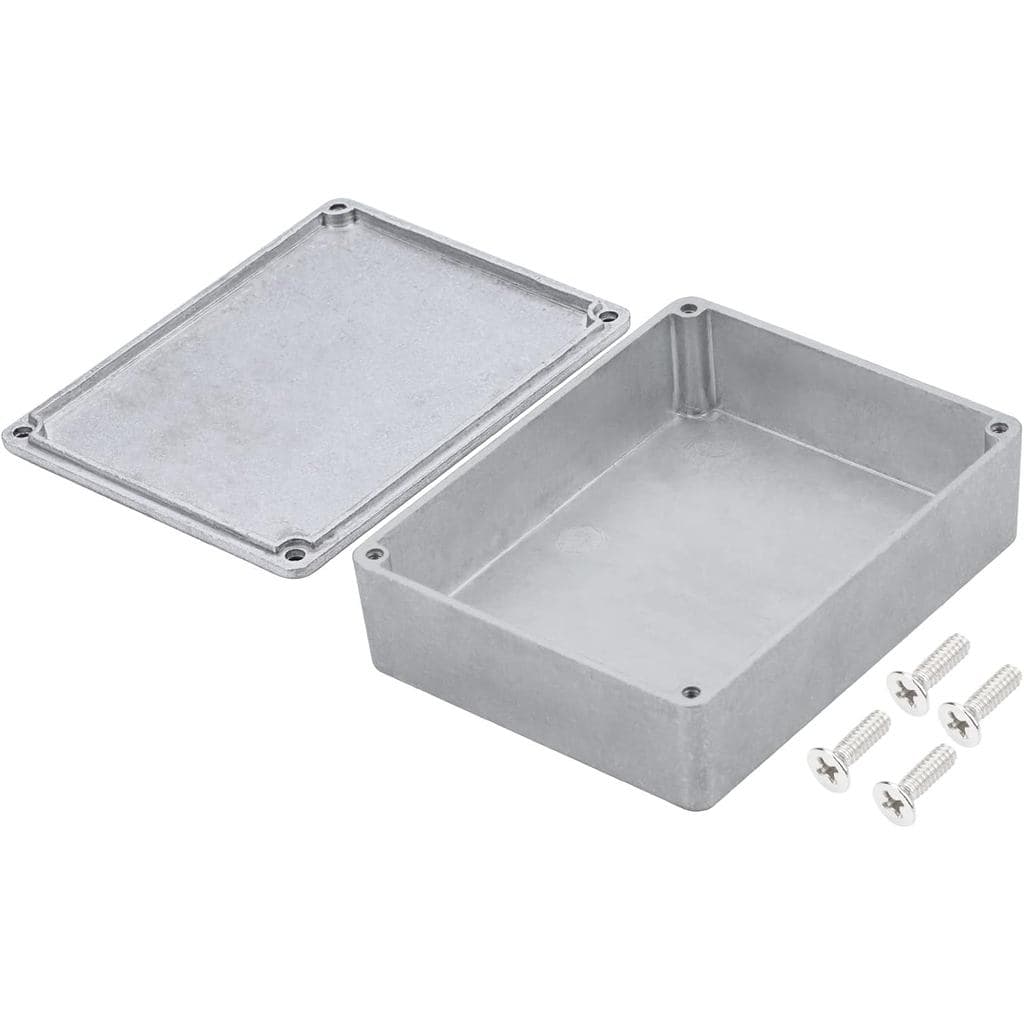 Caixa de Pedais de Efeitos para Guitarra DaierTek 1590XX 179ONS, 145x121x39.5mm, Caixa de Alumínio para Efeitos DIY