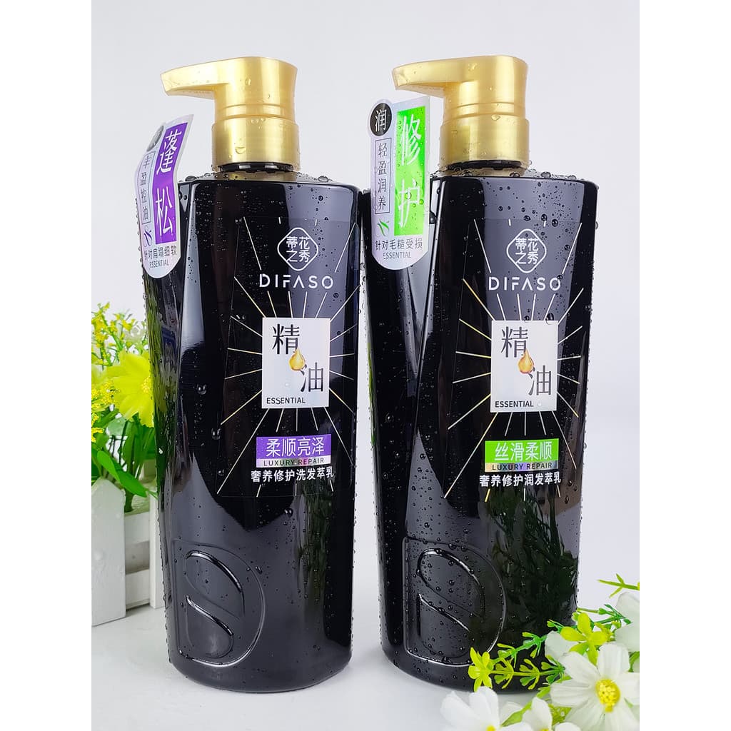 Dihua Shampoo para Cabelo Brilho Suave Shampoo Reparador de Luxo Óleo Essencial Shampoo Dihua Produto Genuíno para Cabel