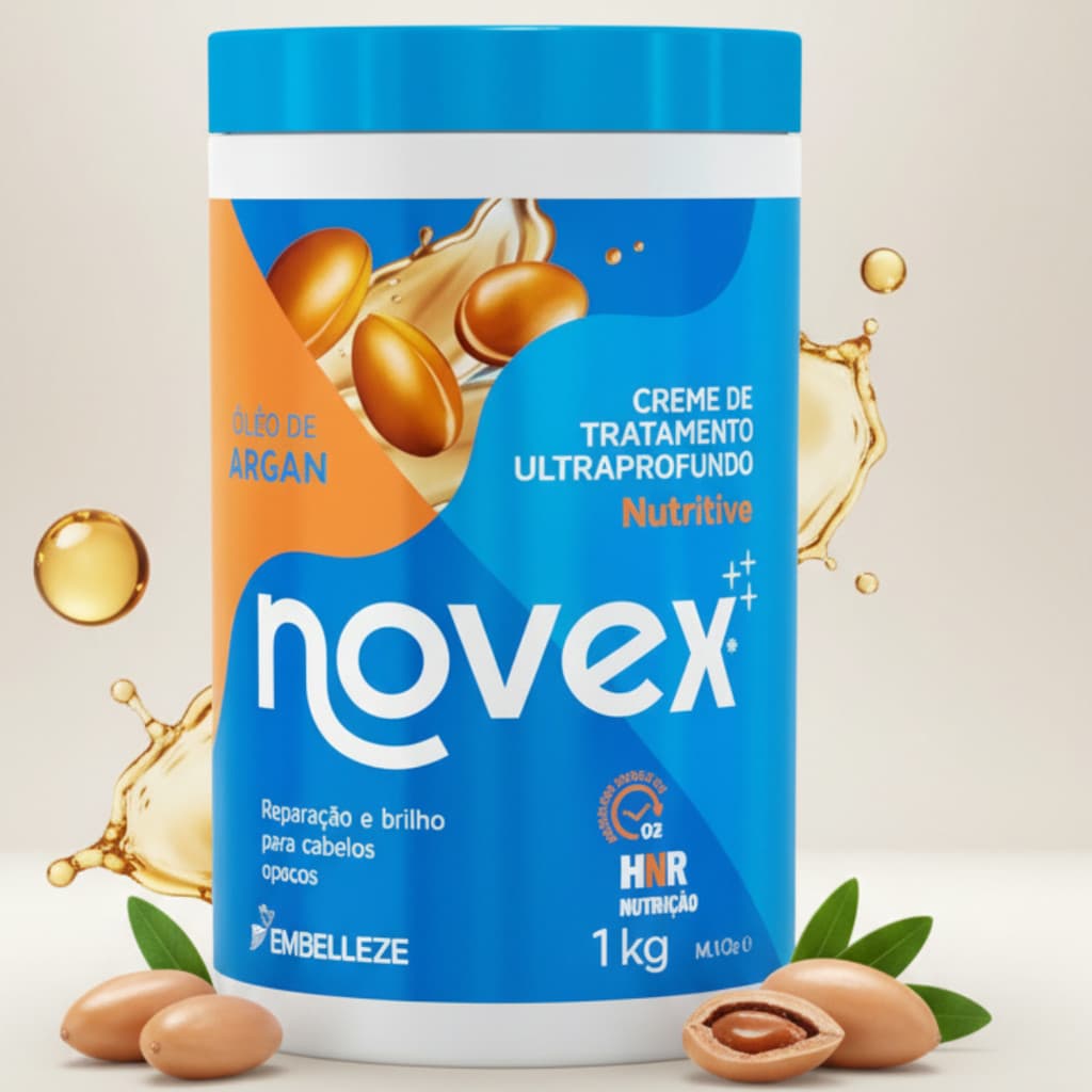 Creme de Tratamento 1Kg Novex Óleo de Argan