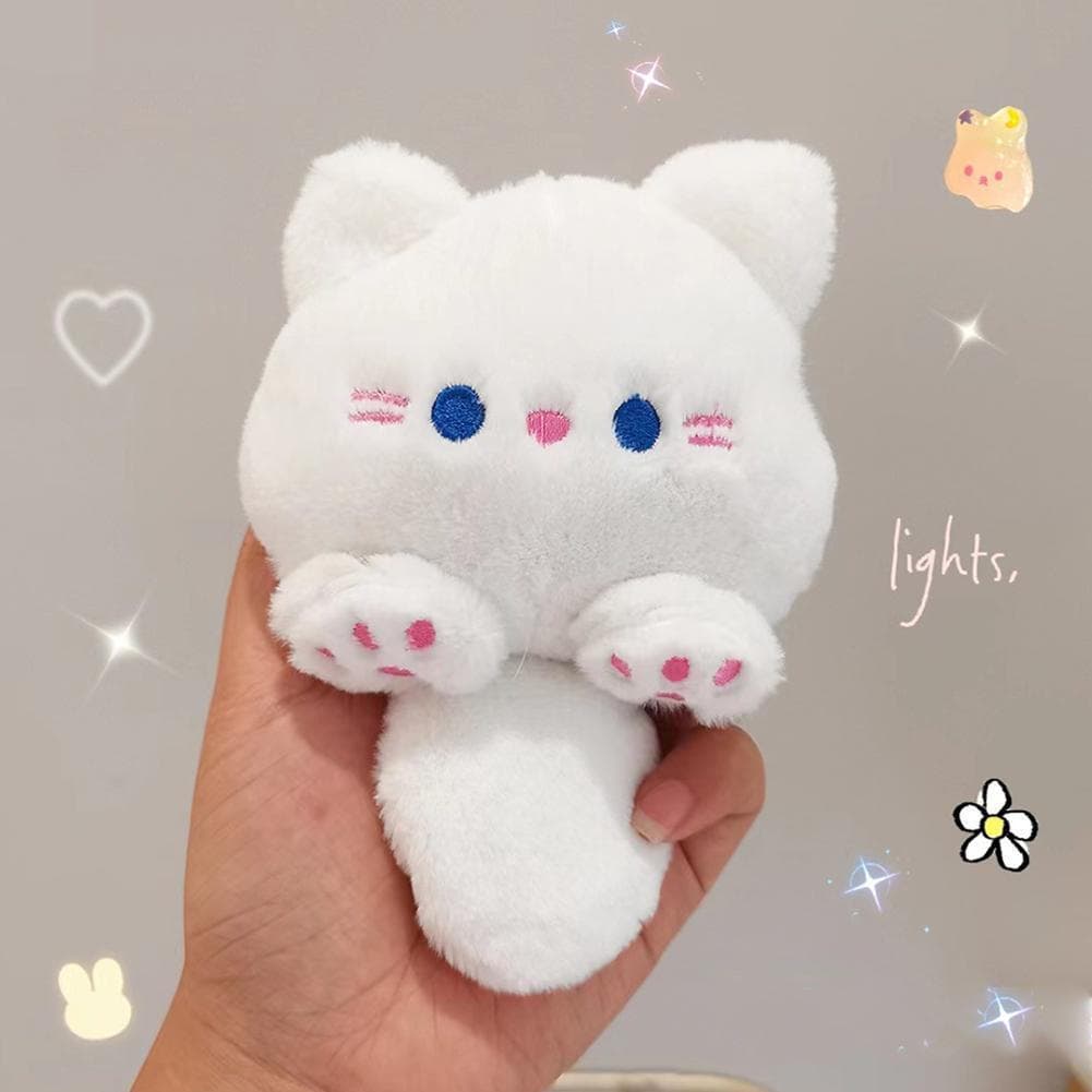 Gato Bonito Boneca De Pelúcia Chaveiro Kawaii Gatinho Pingente Brinquedo Lazer Saco Para Melhor R2v5