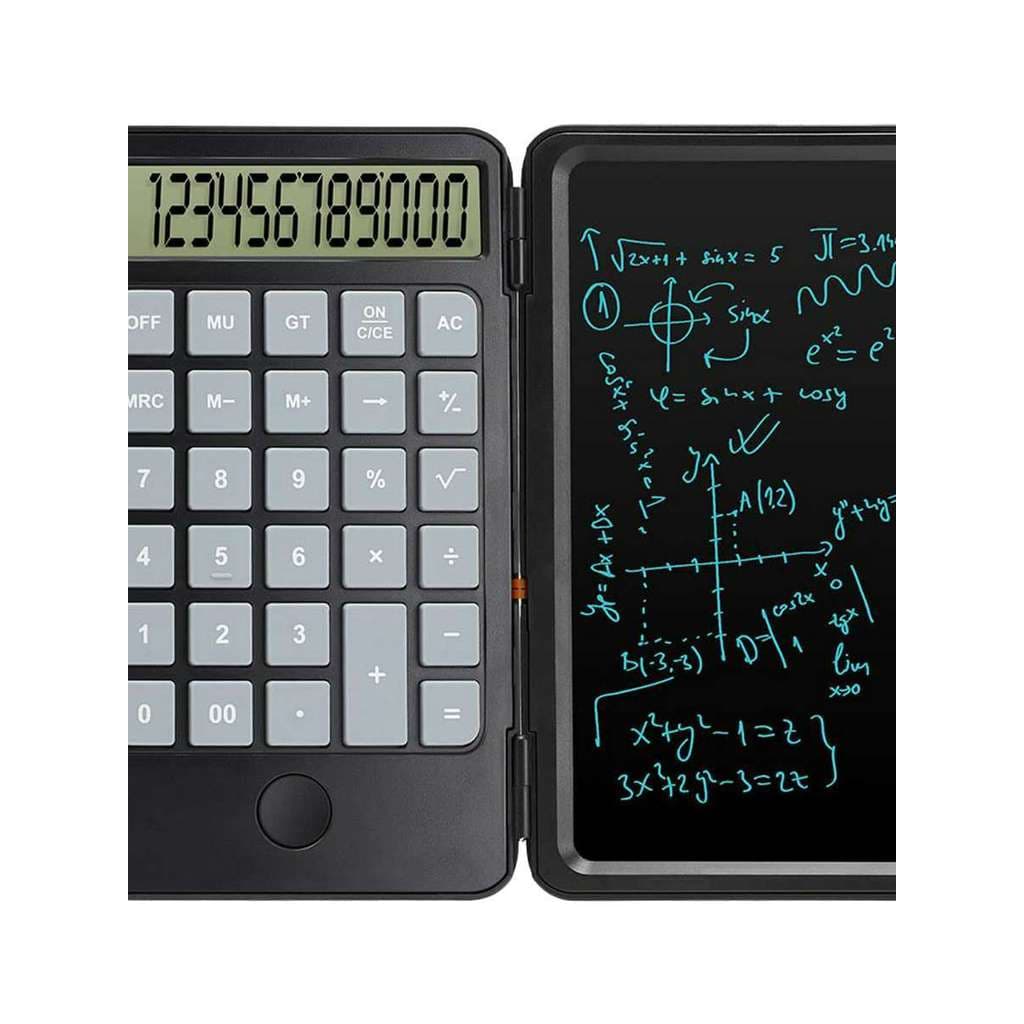 22cm LCD placa de escrita calculadora científica pintura infantil duplo aberto tipo-c carregamento negócios