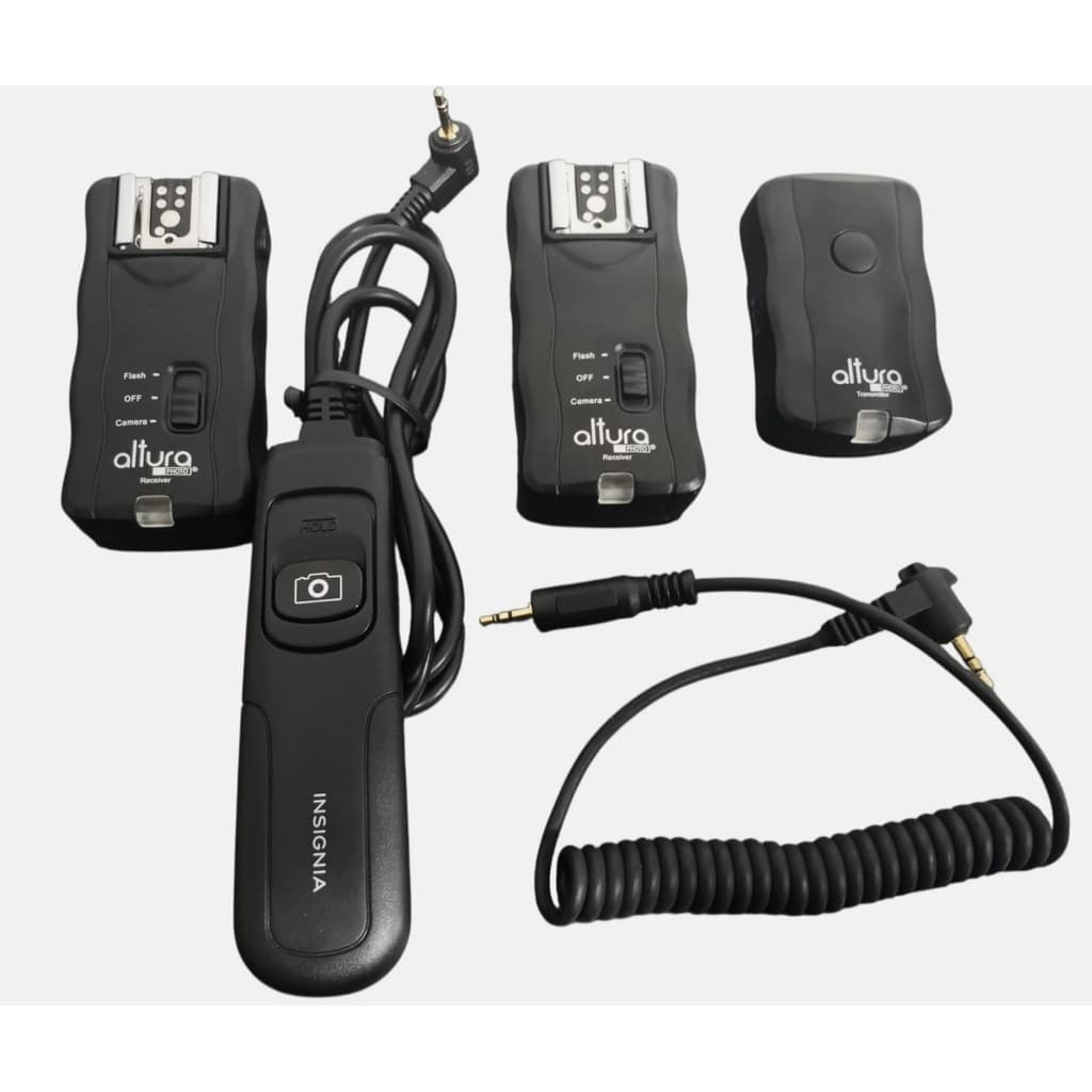 Rádio Flash Altura Photo 1 Transmissor + 2 Receptores + Controle Remoto