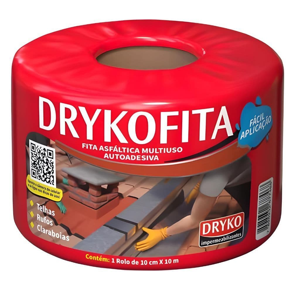 Fita Drykofita 10cmx10m terracota