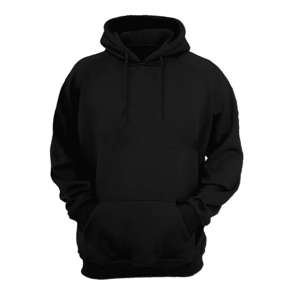 Blusa Moletom Com Capuz Modelo Canguru Casaco liso Sem Estampa Flanelado De Frio Masculino E Feminino