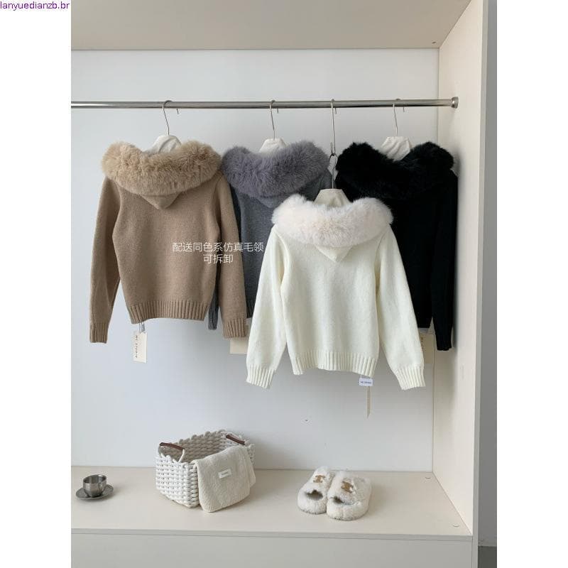 2026 novo estilo gola de pele de inverno Premium com capuz csola jaqueta Plus Size roupas femininas gordura mm moda m