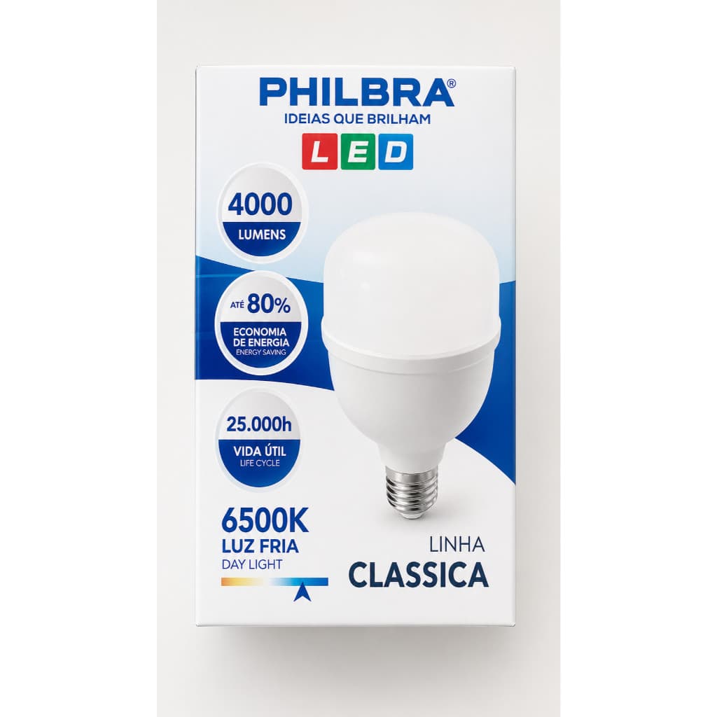 Lampada Led 50w Luz Branca 6500k  127v