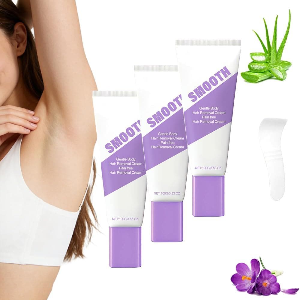 Creme Depilatório, Spray Depilatório Suave, Kit de Depilação Corporal Delicado, Creme Depilatório para Pele Sensível, Aç
