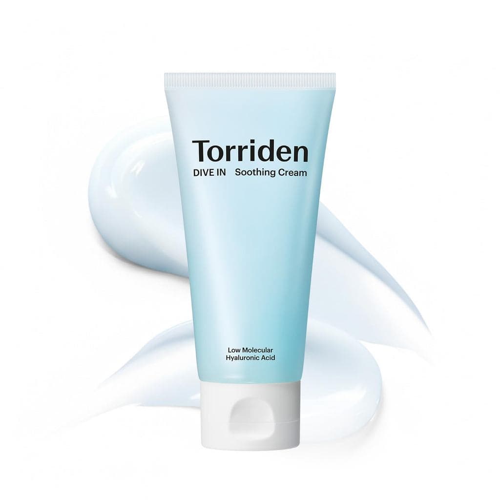 Torriden DIVE IN Creme Calmante com Ácido Hialurônico, Tipo Tubo 100ml (3.38 fl. oz.) oz |   Hidratante Facial Revitaliz