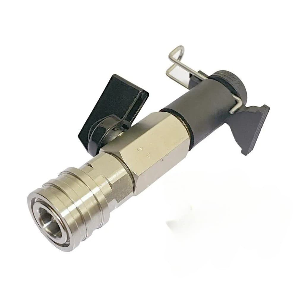Kit De Válvula De Esfera 1/4 " Conector Rápido Mangueira Interruptor De Conexão Direta