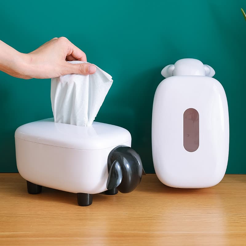 Caixa de tecido para sala de estar, rolo de papel, mesa de centro doméstica, caixa de armazenamento de toalha de rosto s