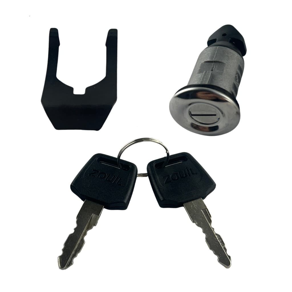 TRAVA DA TAMPA LATERAL COM CHAVE TITAN 125 FAN 125 - 2000-2008 / TITAN 150 - 2004-2008
