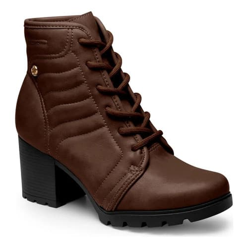 Coturno Dakota Feminino Marrom Sola Tratorada D2441 Café