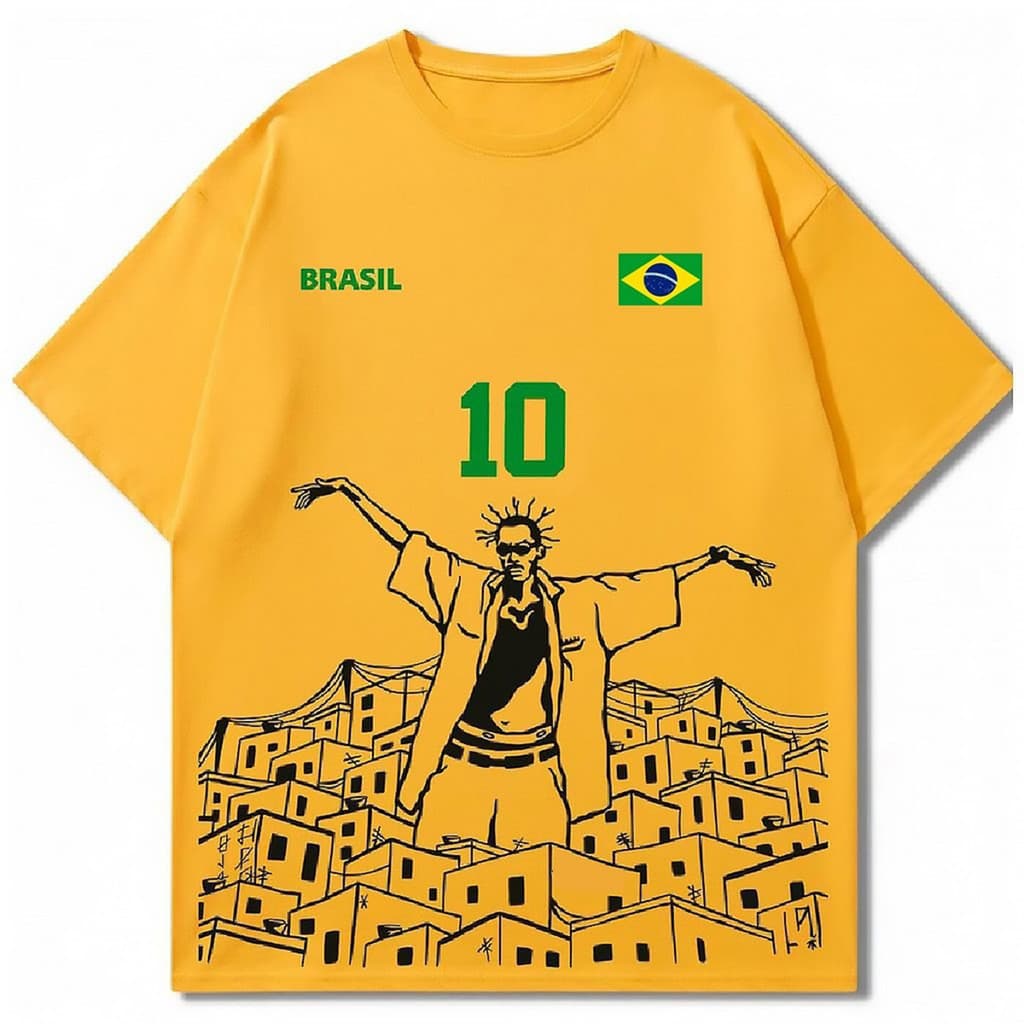 Camisa Sabotage Brasil Trap Style Academia Moda Estilo Copa Do Mundo Brasil