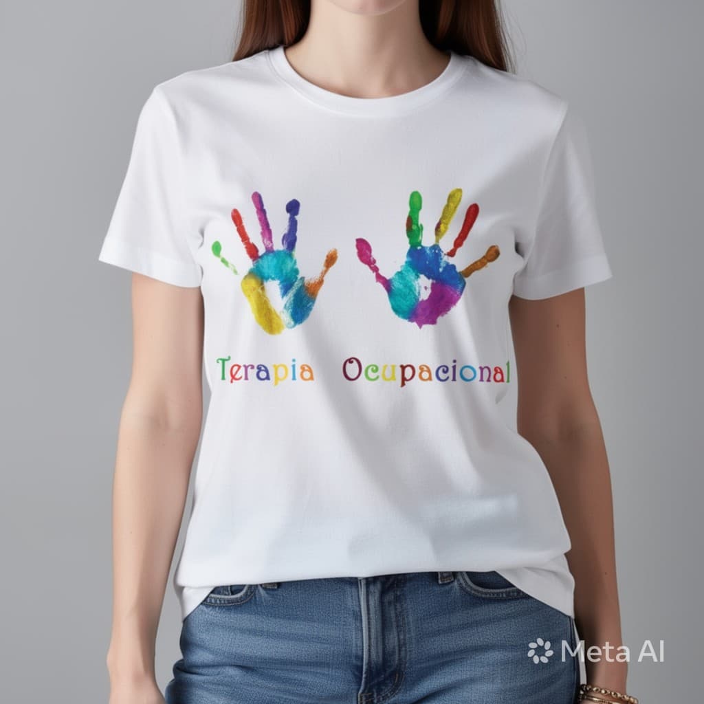 Camiseta Terapia Ocupacional T.O TO  Baby Look  Blusa Variados Tipos 03T3