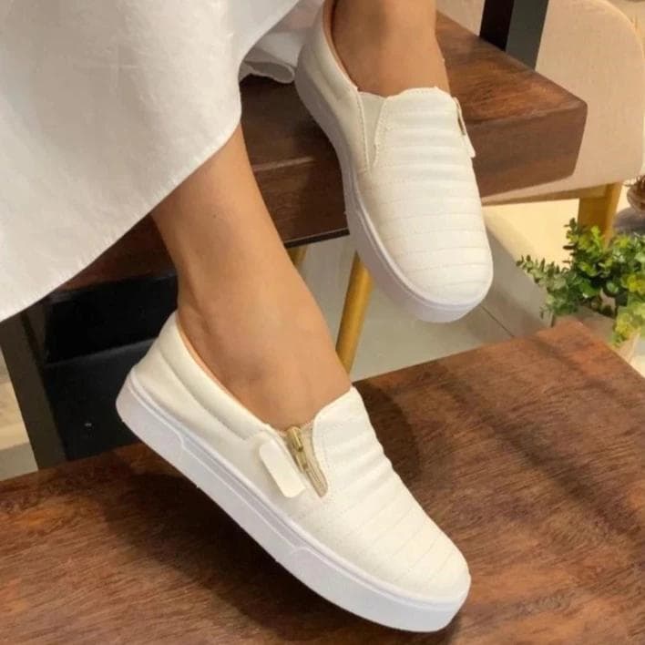 Slip On Feminino Casual Macio Respirável Antiderrapante Numeração 34 ao 43 Dia a Dia
