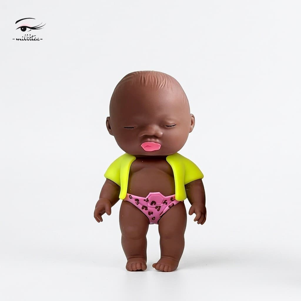 Brinquedo De Apertar Para Alívio Do Estresse , Boneca Preta Fofa E Feia , Mole Macio Animais De Estimação Viagens Em Cas