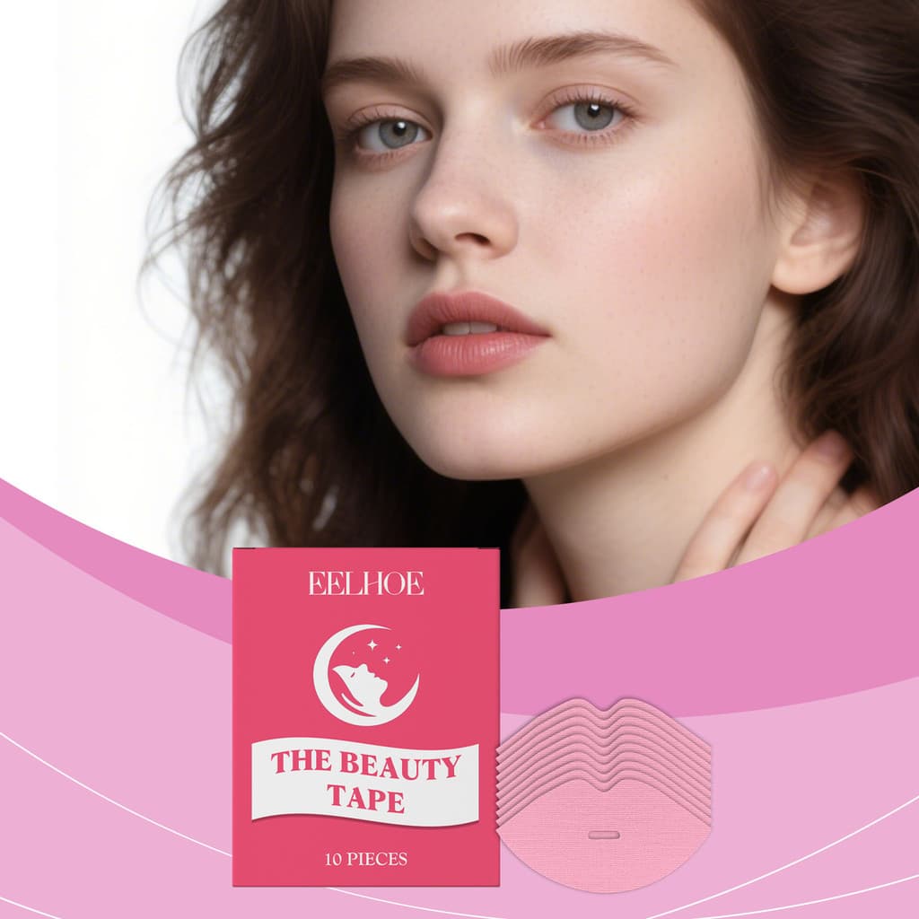 EELHOE Senhoras Rosa Lip Patch Noite Lábio Boca Seca Hidratante Confortável Diário Lip Sleep Patch