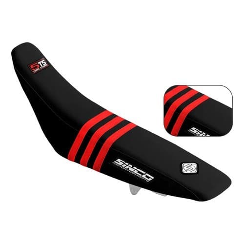 Capa De Banco 5inco Crf 230/250f/300f Antiderrapante Griper Preto emborrachado para honda crf 300f - 250f - 230f