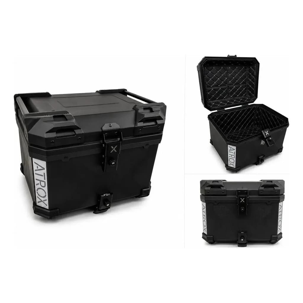 Bauleto Atrox 45l  Preto 2 Fechaduras