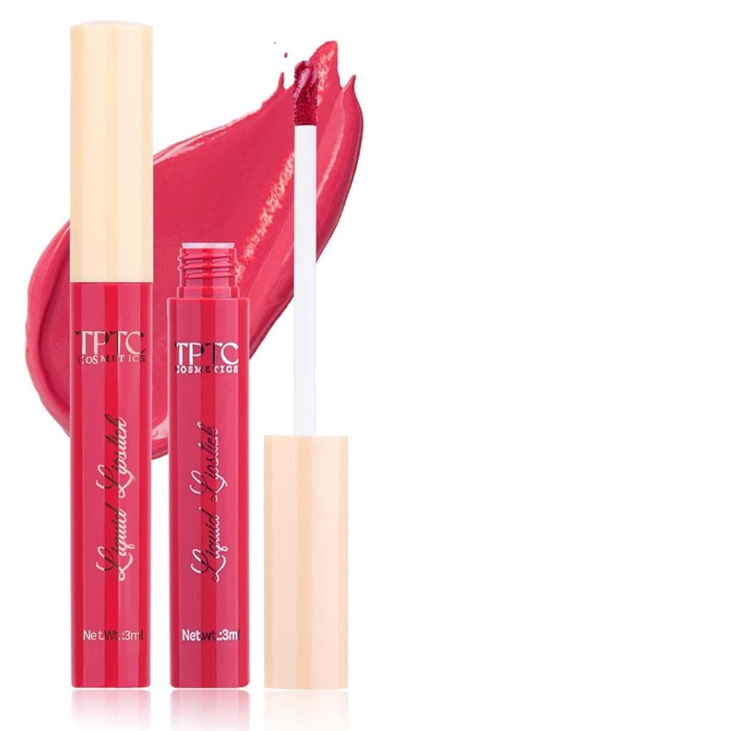 Conjunto de Batons Líquidos Matte RETIC, 6 Cores, Fórmula de Longa Duração, 0,3ml Cada (CONJUNTO A)