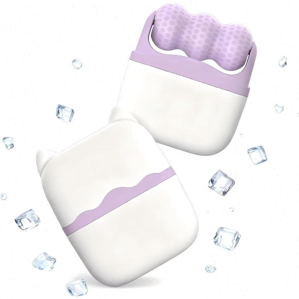 Novo Rolo de Gelo para o Rosto Feminino 2026, Rolo 2 em 1 para Rosto e Olhos, Ferramentas de Cuidado Facial, Presentes p