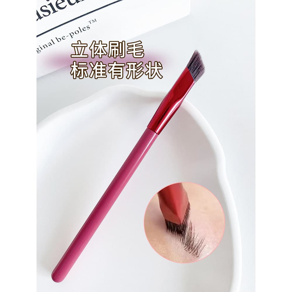Pincel de sobrancelha Natural selvagem pincel de sobrancelha quadrado pincel de creme de sobrancelha profissional maquia