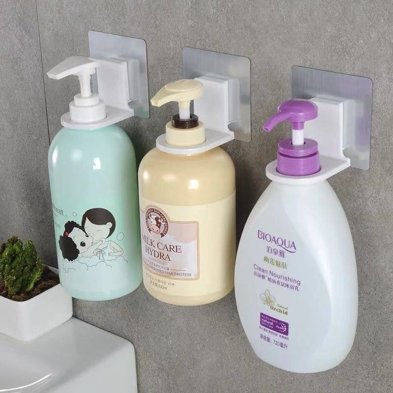 Cabide de Gel de banho sem perfuração, Shampoo, lavagem, líquido para lavar louça, forte, sem marcação, prateleira de pa