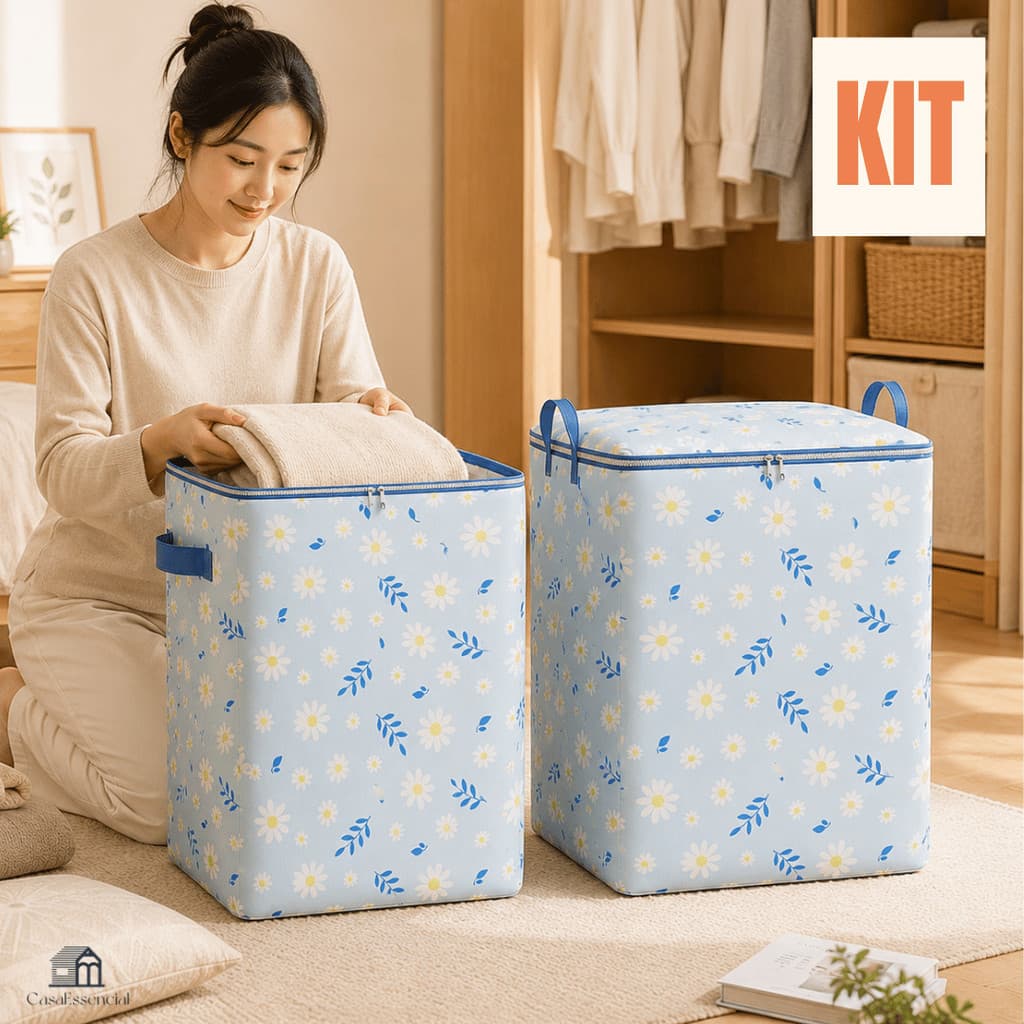 Grande Capacidade Caixa Multifuncional De Armazenamento De Grande Capacidade Para Colchas E Roupas Domésticas