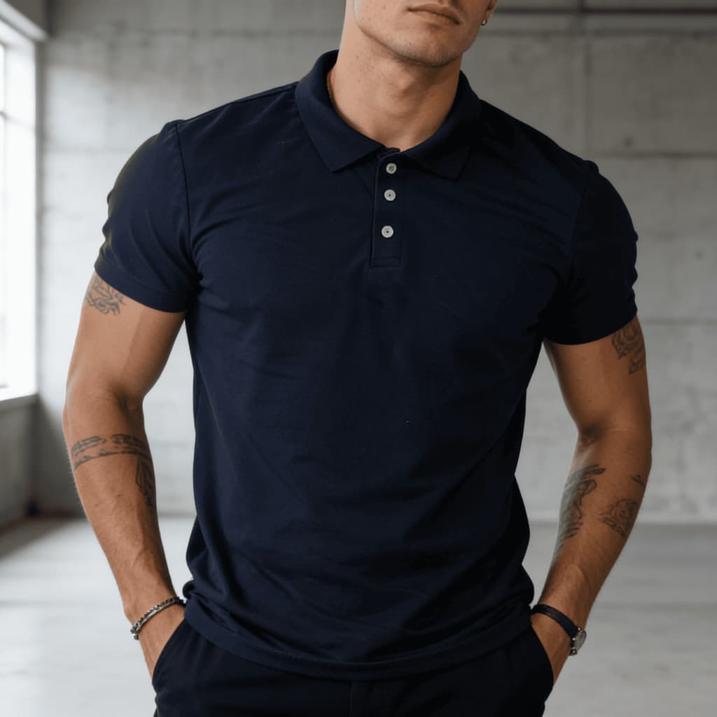 Camisa Polo Masculina Básica Algodão Premium Alta Qualidade Conforto Estilo Casual Dia a Dia