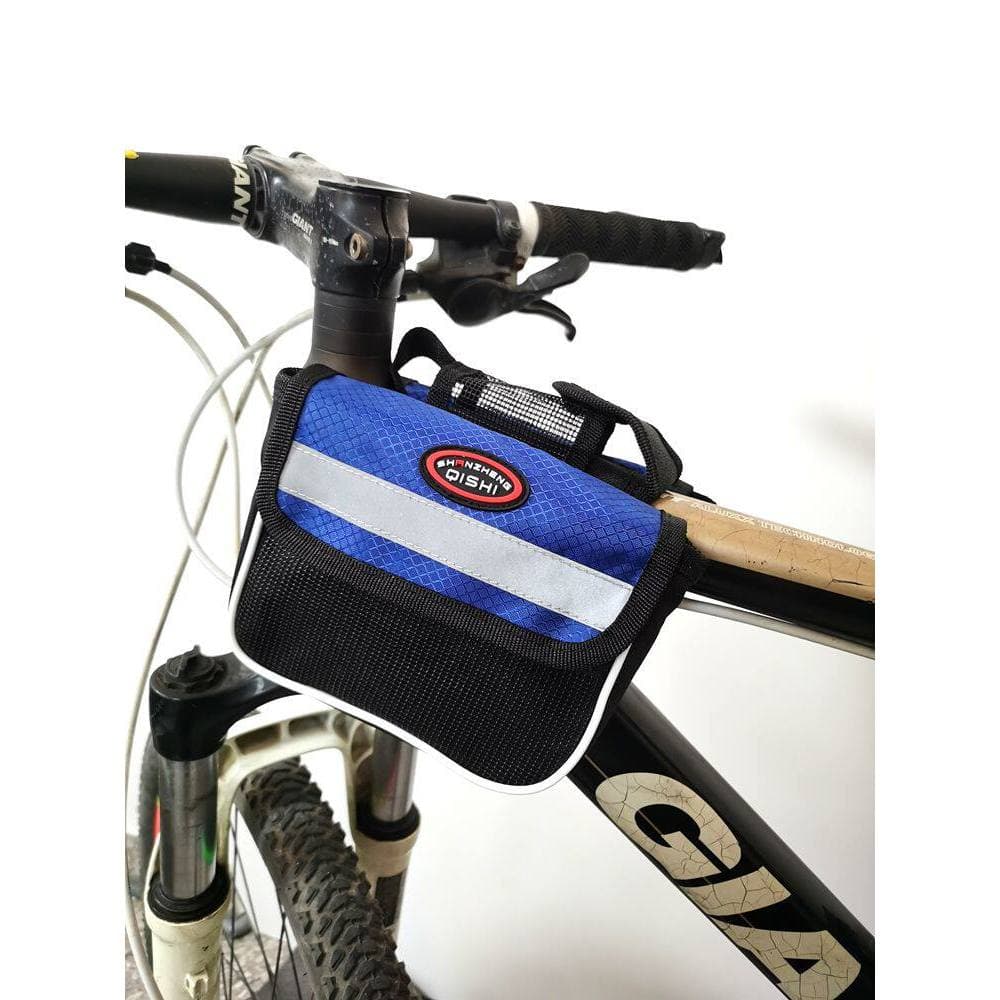 Saco de ciclismo saco de bicicleta Mountain Bike saco de feixe dianteiro da bicicleta saco de tubo superior sela saco de