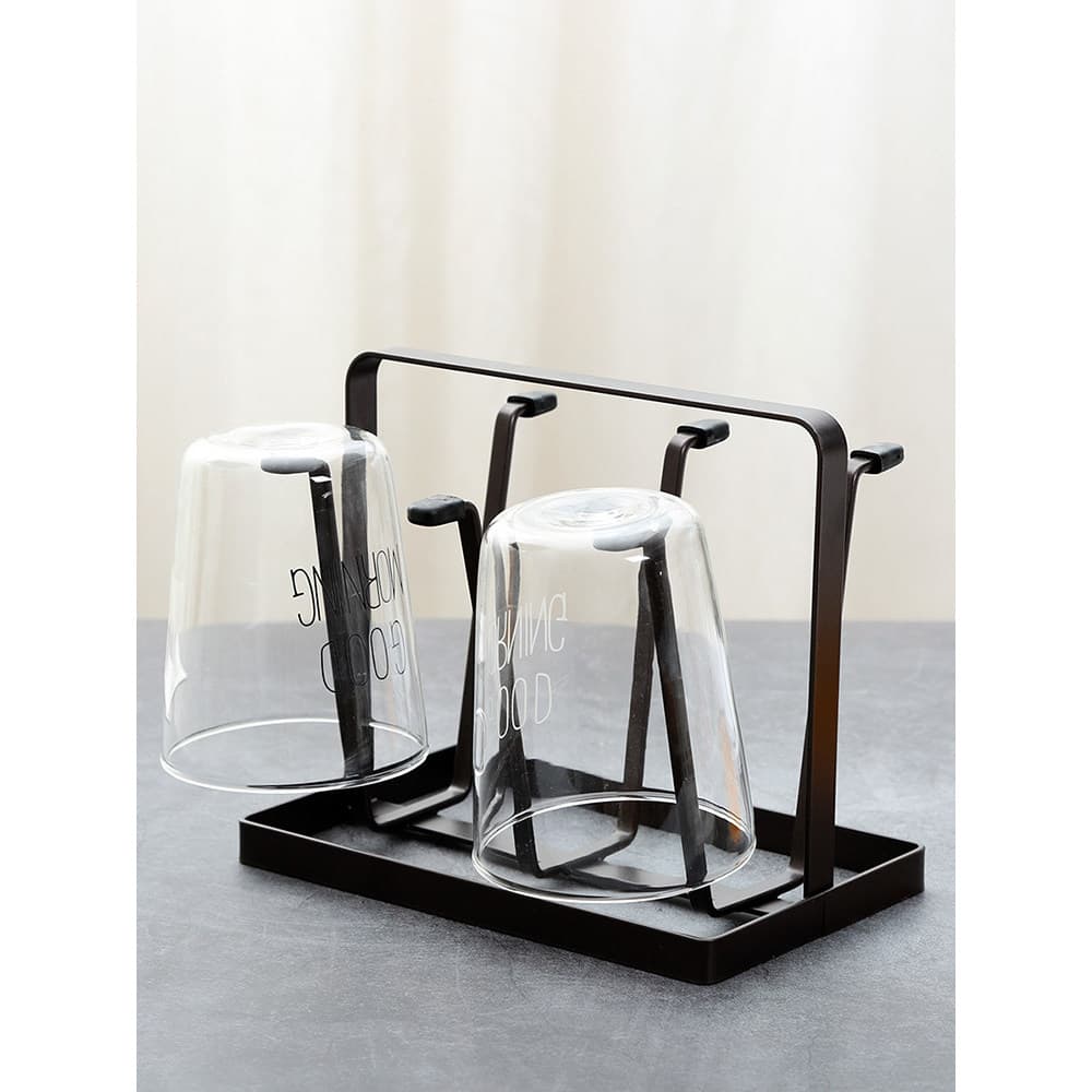 Nordic simples ferro copo de café dreno suporte copo caneca Rack armazenamento vidro vinho copo água titular