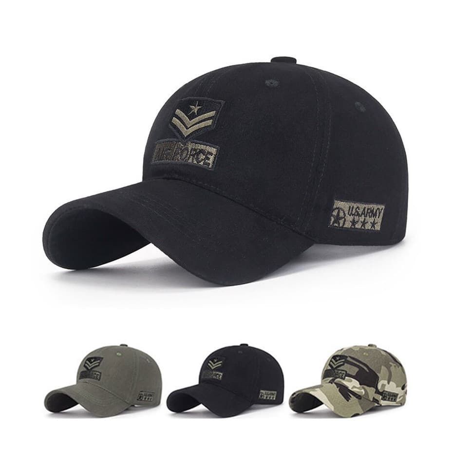 Men's Baseball Cap New Outdoor Camouflage Baseball Cap Sun Hat Interview Sunscreen Hat Trucker Cap 36O3
