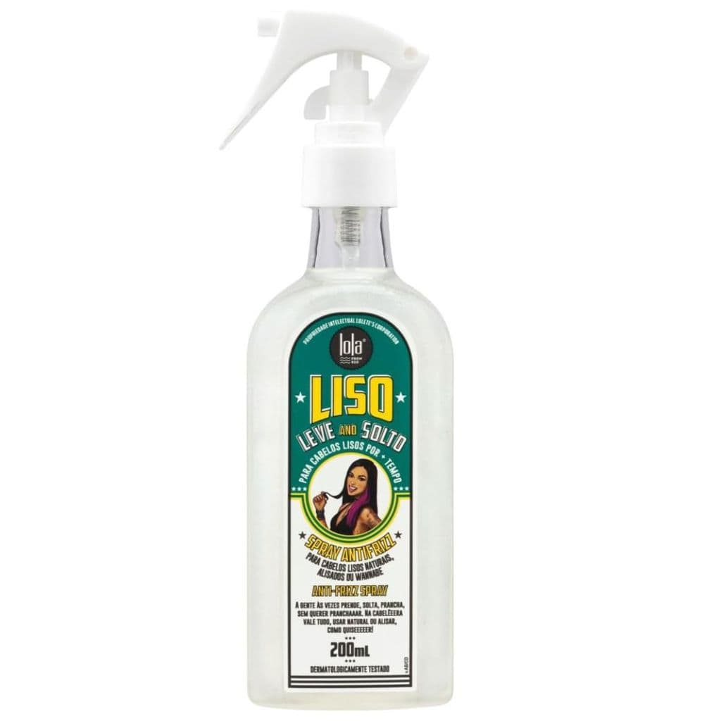 Spray Liso Leve e Solto Lola 200ml Anti-frizz