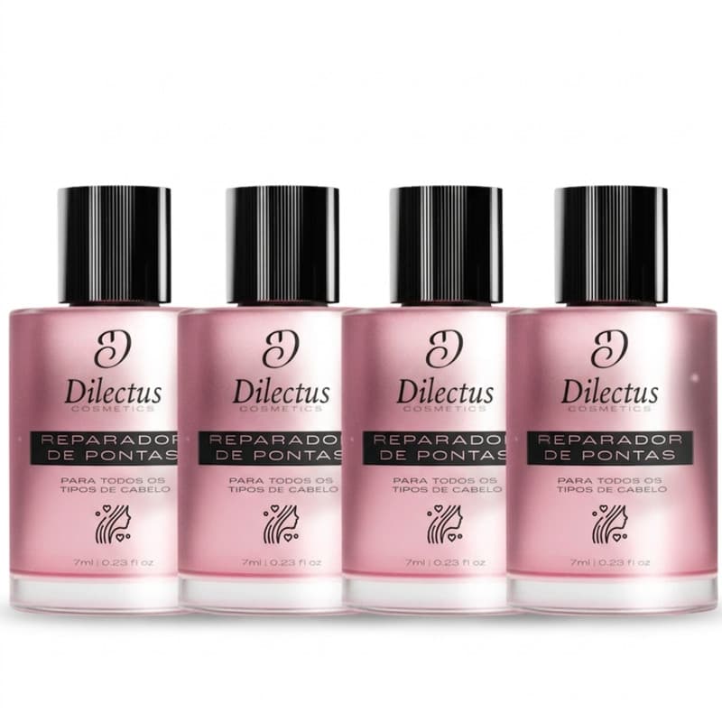 Kit Reparador de Pontas Macadâmia 4x7ml - Sérum Pontas Duplas Brilho