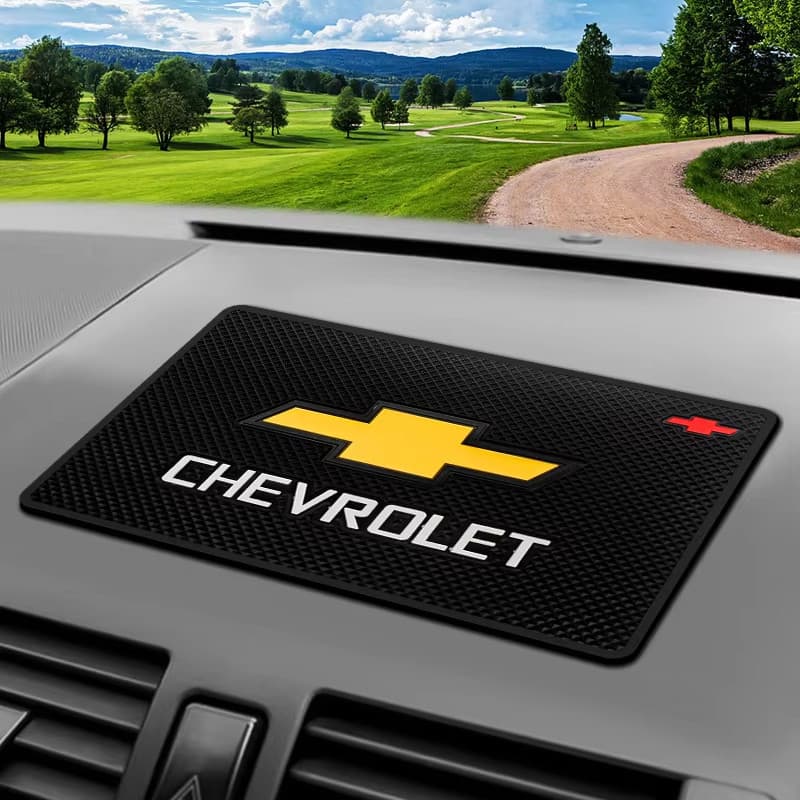 Tapete Antiderrapante Interior Console Central Crachá Para Chevrolet Trax Malibu Z71 Equinox Impala Onix Corsa Traverse