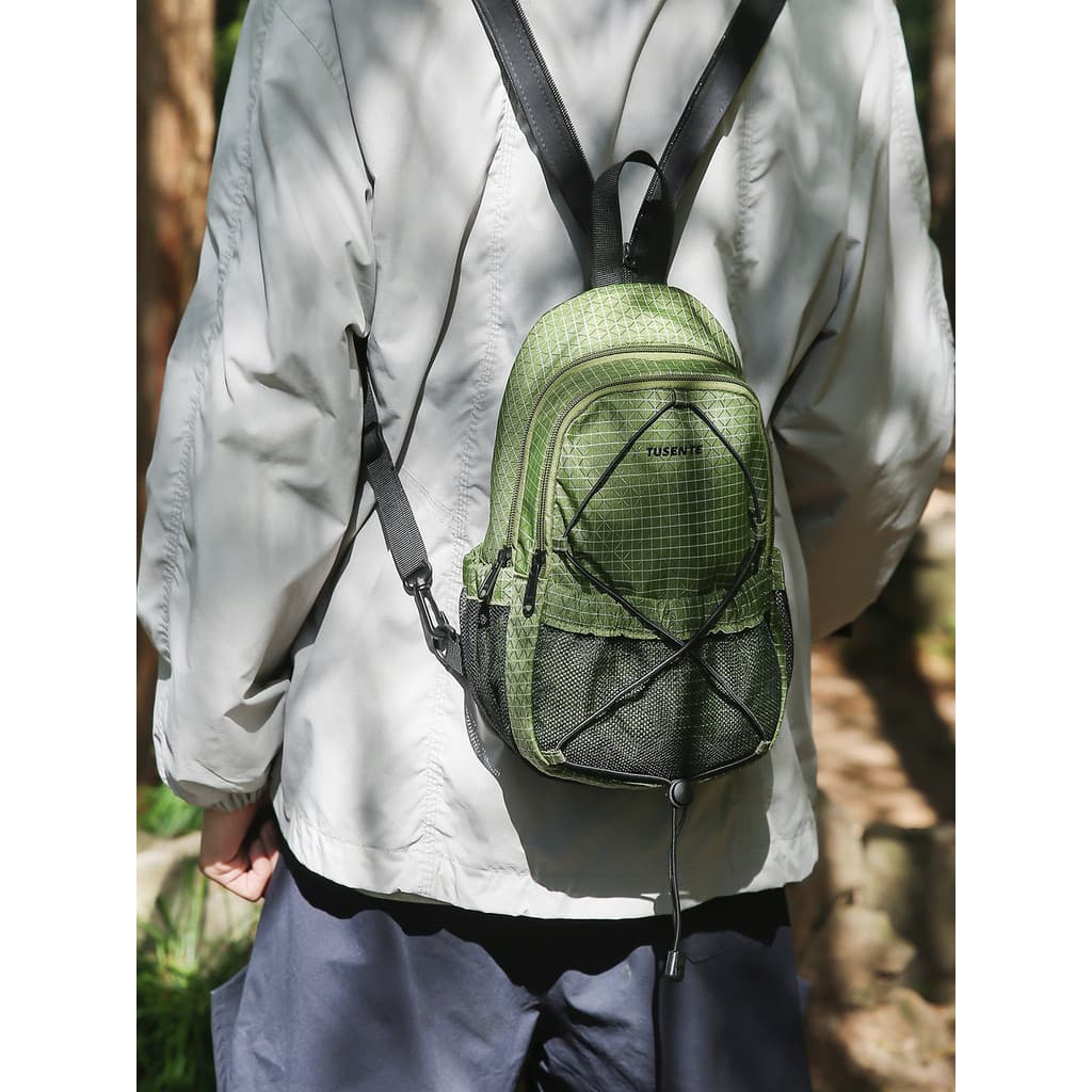 Multifuncional ao ar livre mochila das mulheres dos homens leve caminhadas saco pequeno esportes versão coreana outono i