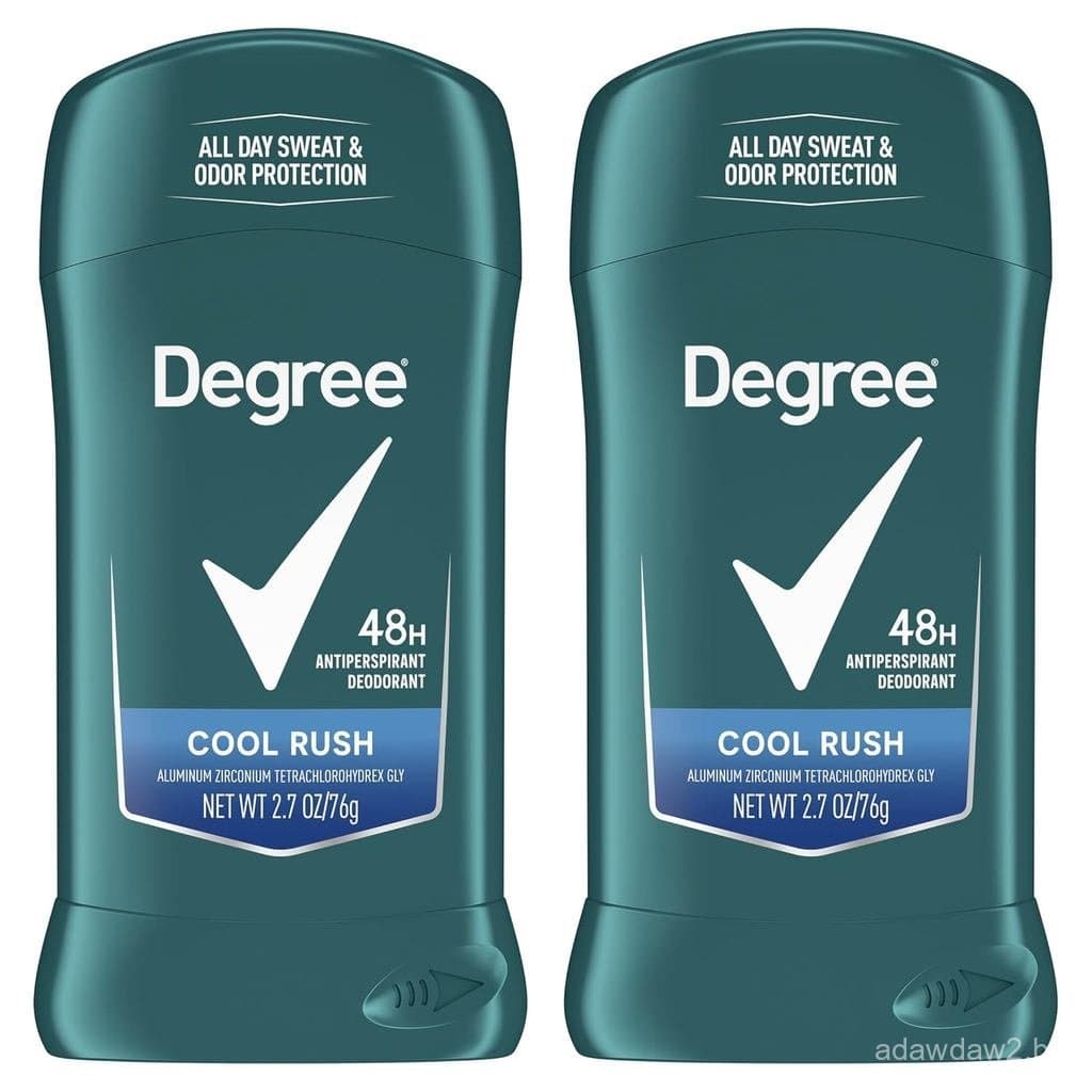Degree Men Original Antitranspirante Desodorante Cool Rush Pacote Duplo Proteção Contra Suor e Odor por 48 Horas Antitra