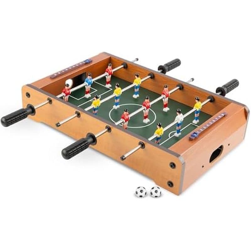 Mesa De Pebolim-Mini Jogo De Futebol/De 20 Polegadas Para Arcade , Sala De Jogos E Mancave-Conjunto Inclui Duas Bolas Go
