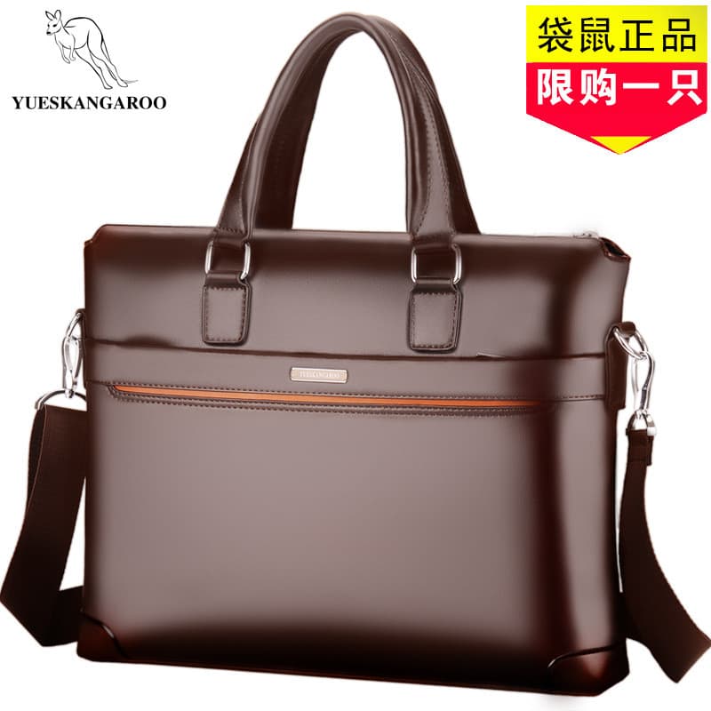 Bolsa masculina Horizontal bolsa de negócios maleta de ombro de grande capacidade moda mochila comércio exterior Cross-B