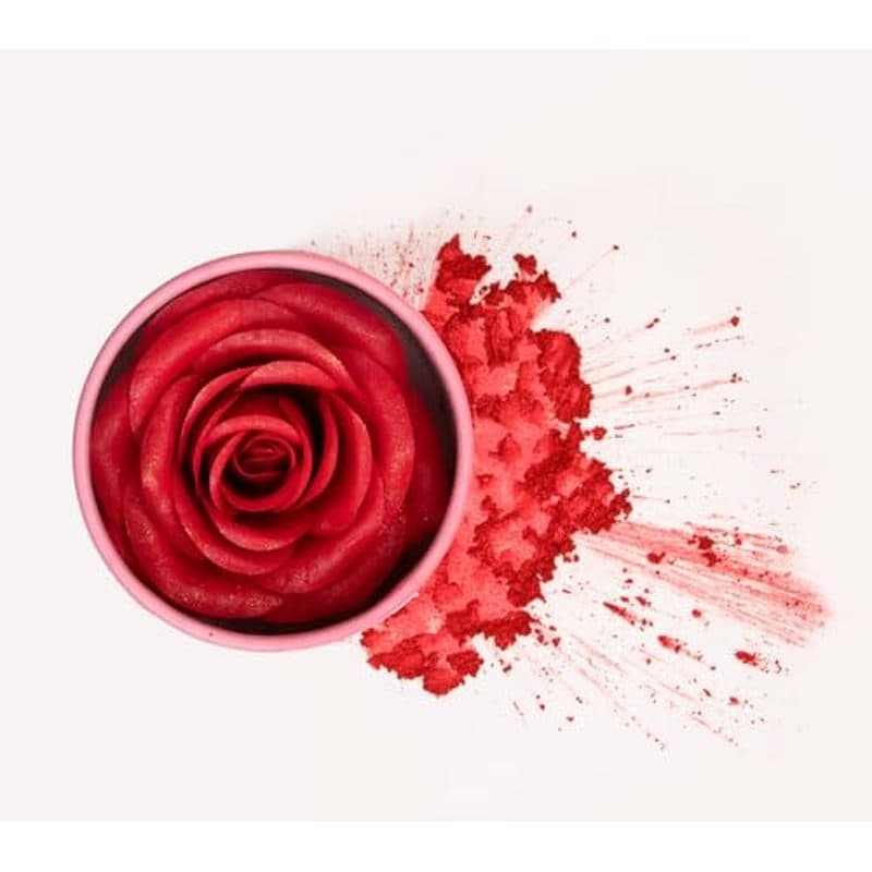Hermoso-Acabamento , Blush Forma E Suave Em Vermelho Com Textura Rosa , de 3D Real de | Scent Rubor Creme Alto Pigmento