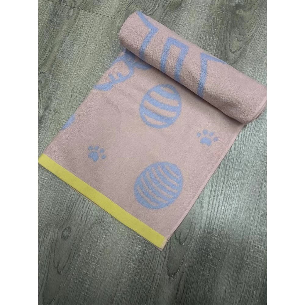 Comércio exterior puro algodão dupla face bobina dos desenhos animados pasta de feijão rosa gatinho toalha de banho maci