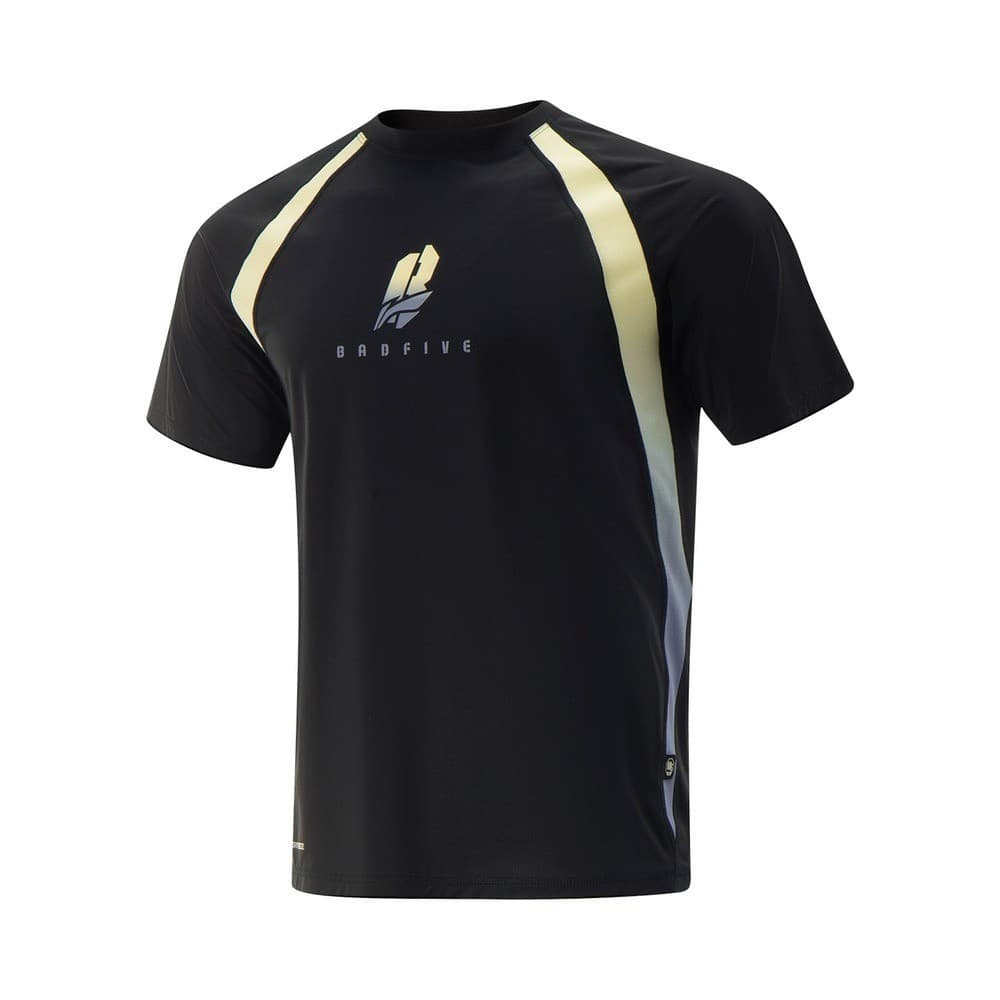 Li Ning Camiseta masculina de manga curta 2025 verão série de basquete absorvente de umidade respirável Top esportivo AT