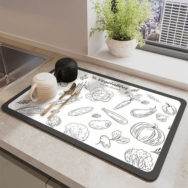 Kit Com 2 Aparador De Louça Super Absorvente Balcão De Pia 40x30 Mesa