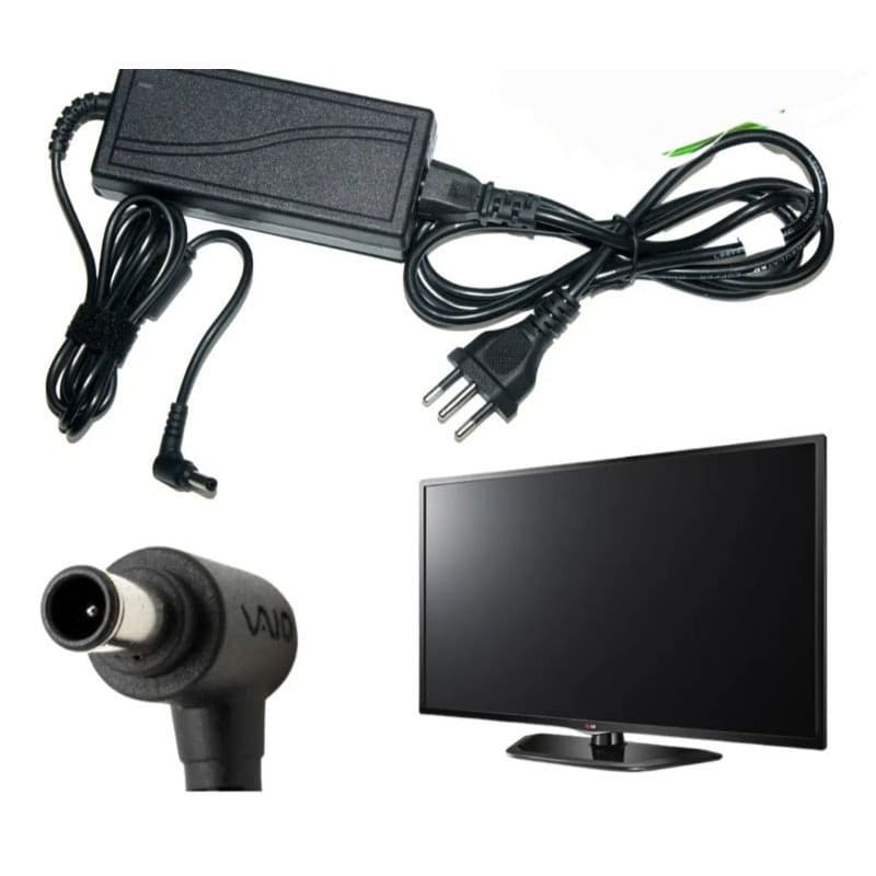 Fonte Para todos Monitor Tv 19v 1a 2a 3.42a 4a Plug 6.5mm x 4.4 mm Envio Imediato